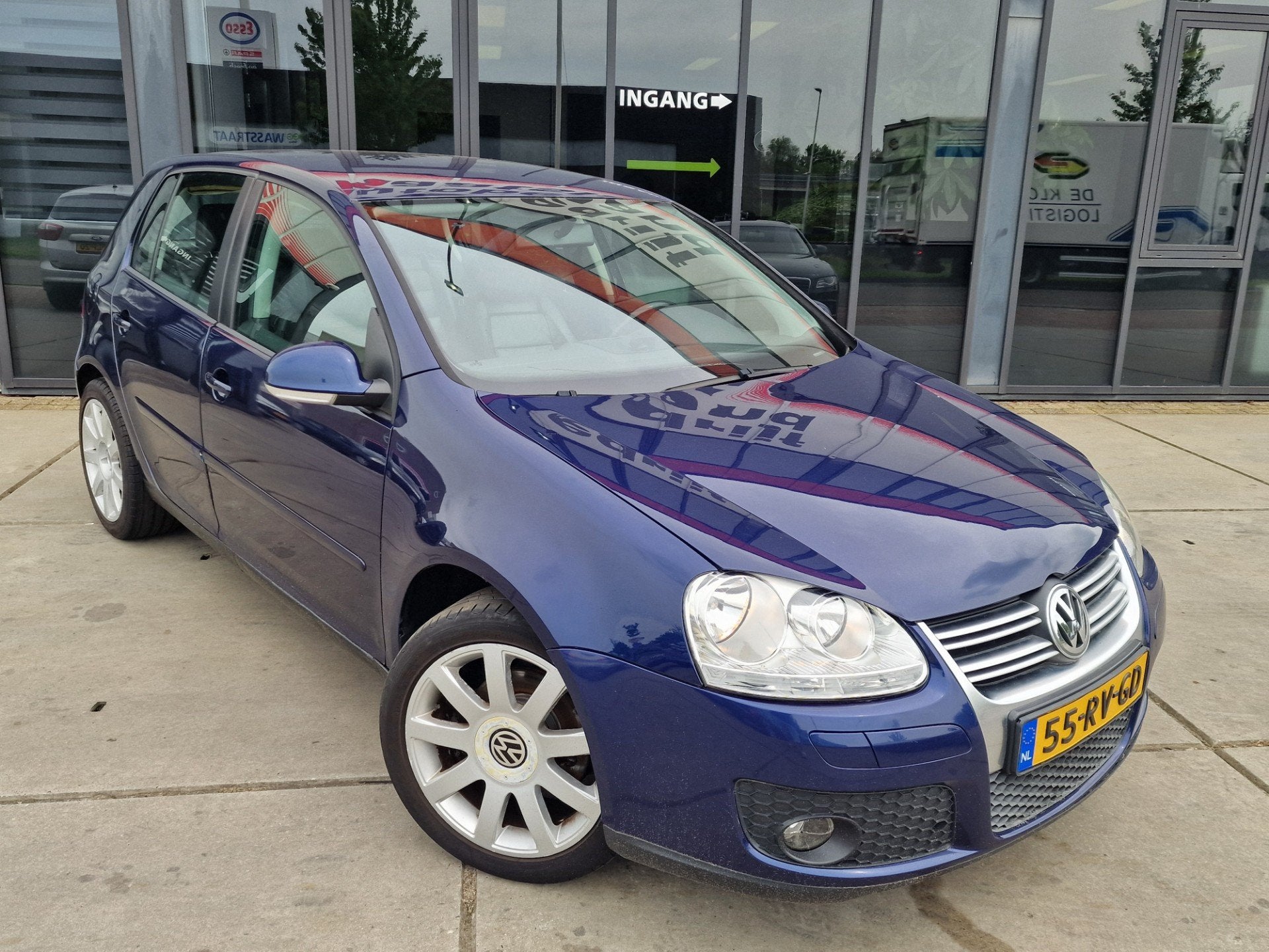 Volkswagen Golf 1.6 FSI Turijn - Leer - Clima - Cruise -, Voorwielaandrijving, Gebruikt, Zwart, 4 cilinders
