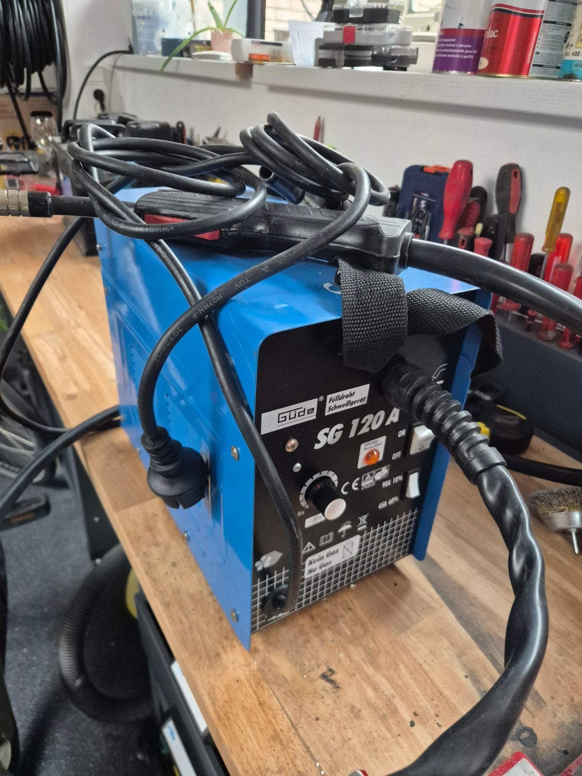 Mig/mag lasapparaat, Ophalen, Co2