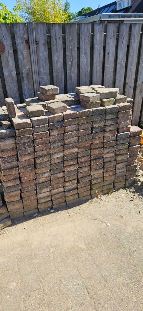 GRATIS af te halen 40m2 tuinklinkers., Tuin en Terras, Tegels en Klinkers, Ophalen, Gebruikt, 10 m² of meer, Beton