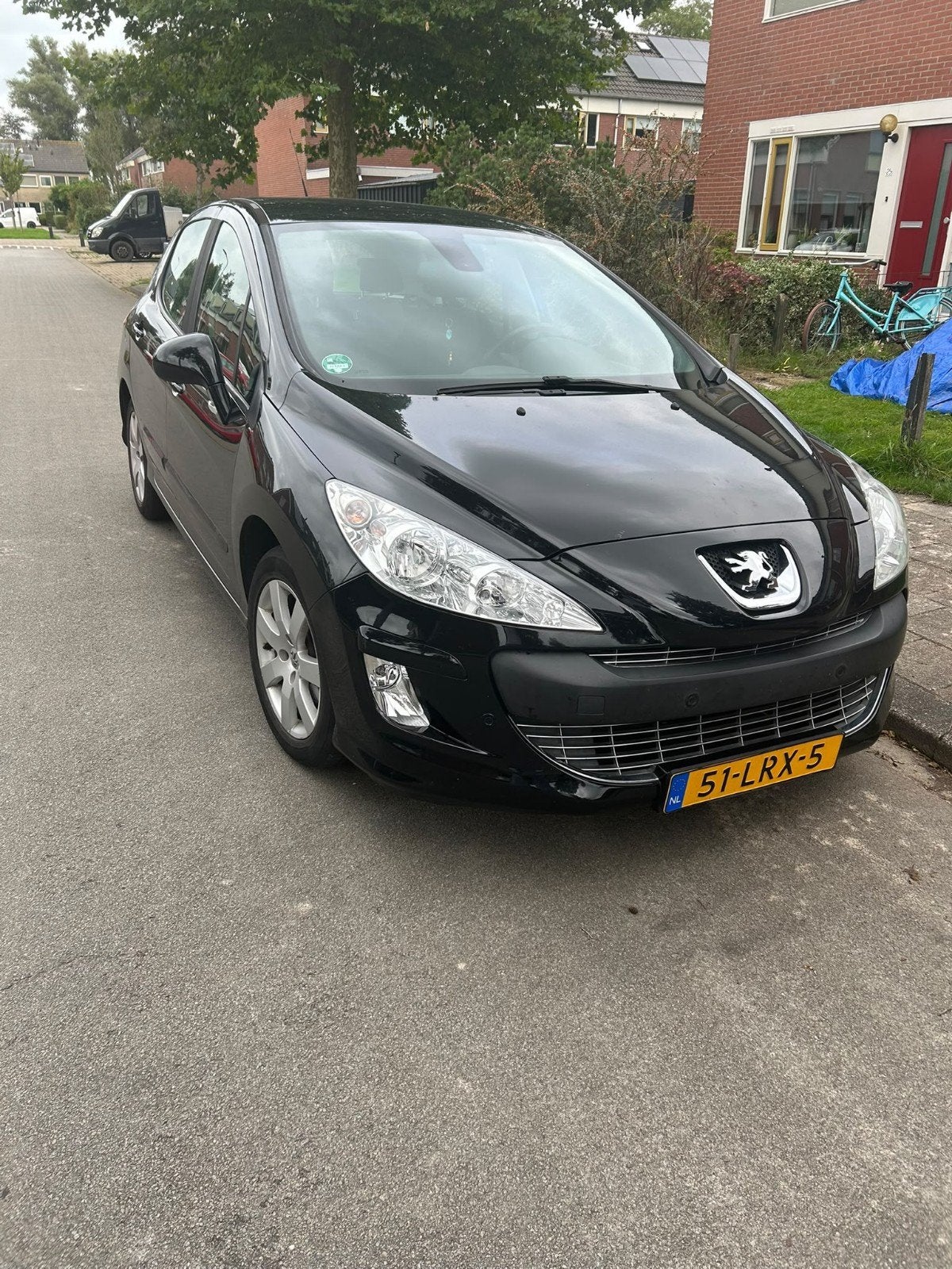Peugeot 308 1.6 VTI 16V 5-DRS 2010 Zwart, Auto's, Voorwielaandrijving, 15 km/l, 680 kg, 4 cilinders