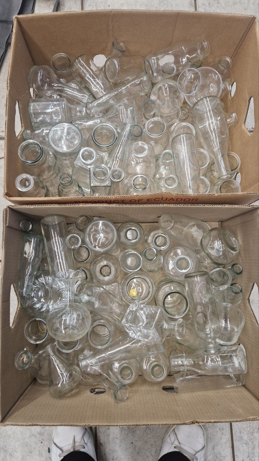 Glazen tafeldecoratie, Ophalen, Overige typen