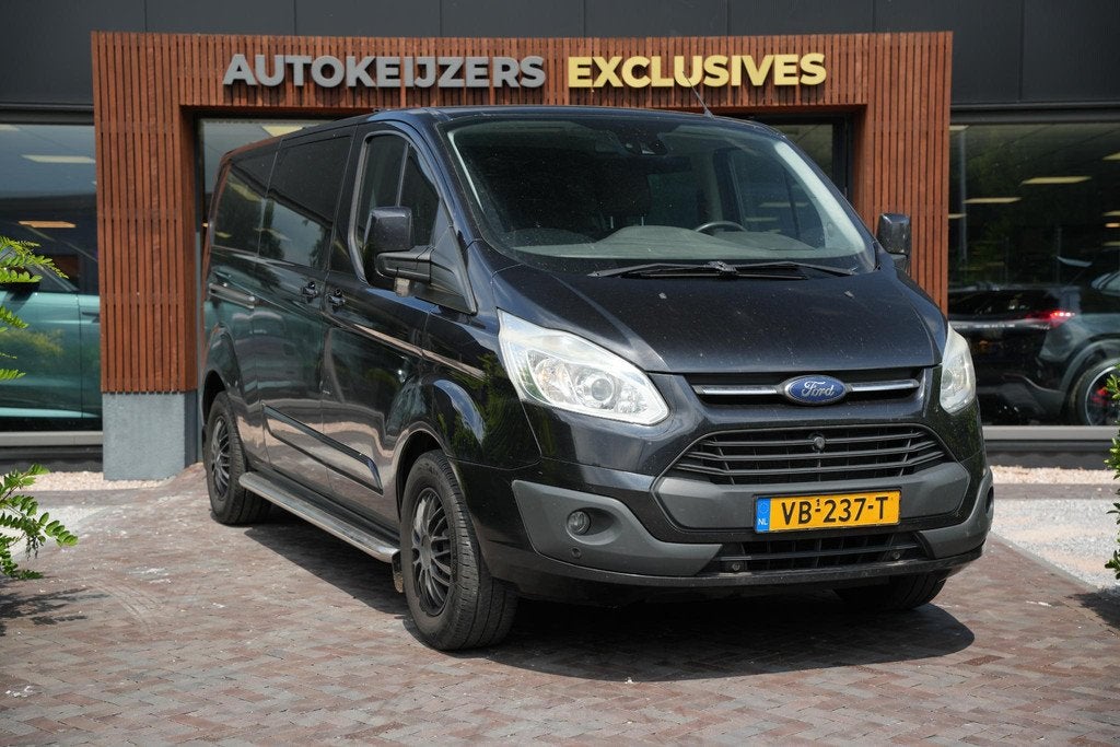 Ford Transit Custom 290 2.2 TDCI L2H1 Limited DC Cruise cont, Auto's, Voorwielaandrijving, Euro 5, Gebruikt, 4 cilinders
