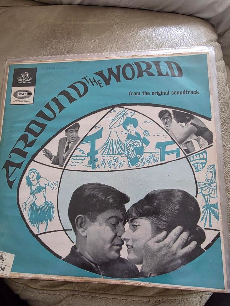 Bollywood LP AROUND THE WORLD, Verzenden, Gebruikt, 12 inch