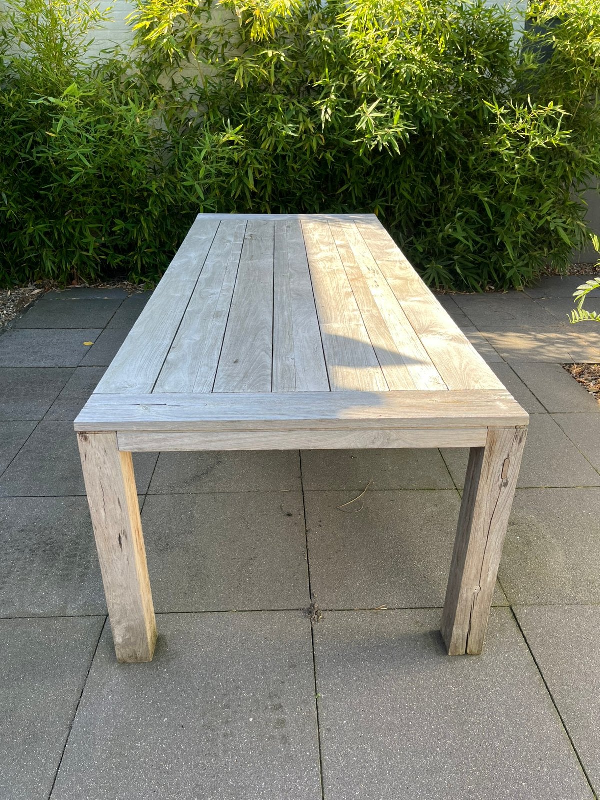 Hartman teakhouten tuintafel, Ophalen, Gebruikt, Rechthoekig, Teakhout