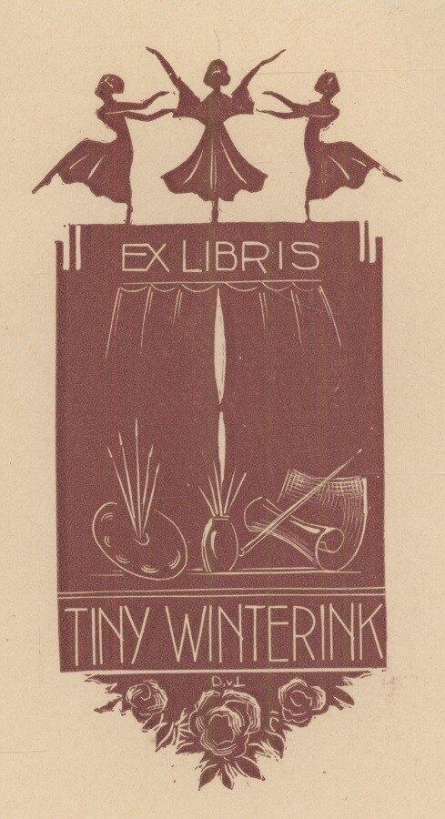 1345 Ex Libris Nederland : Dirk van Luijn, 1944, Verzenden