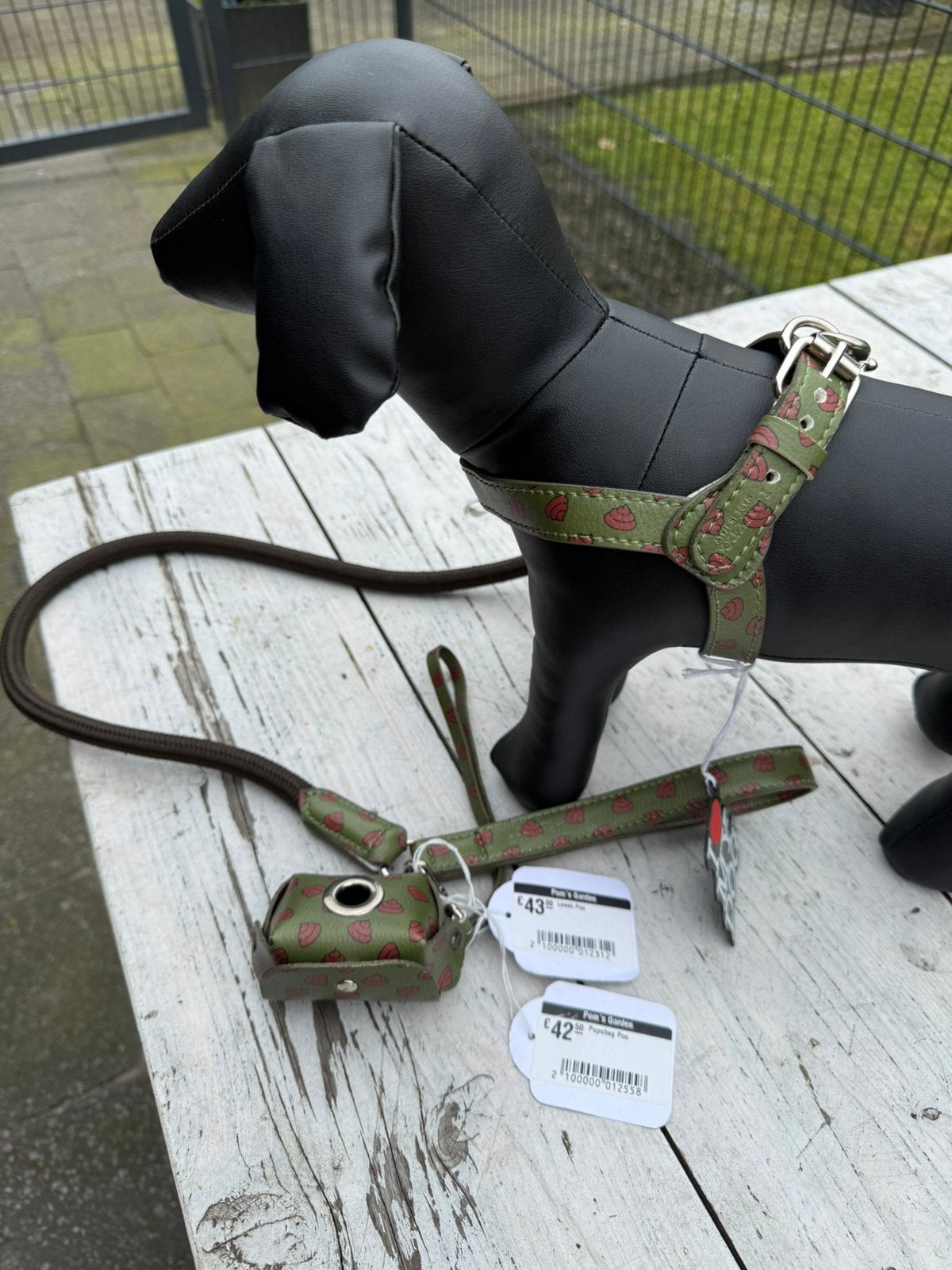 I love my dog nieuwe leren set hond puppy XS, Dieren en Toebehoren, Ophalen, Nieuw