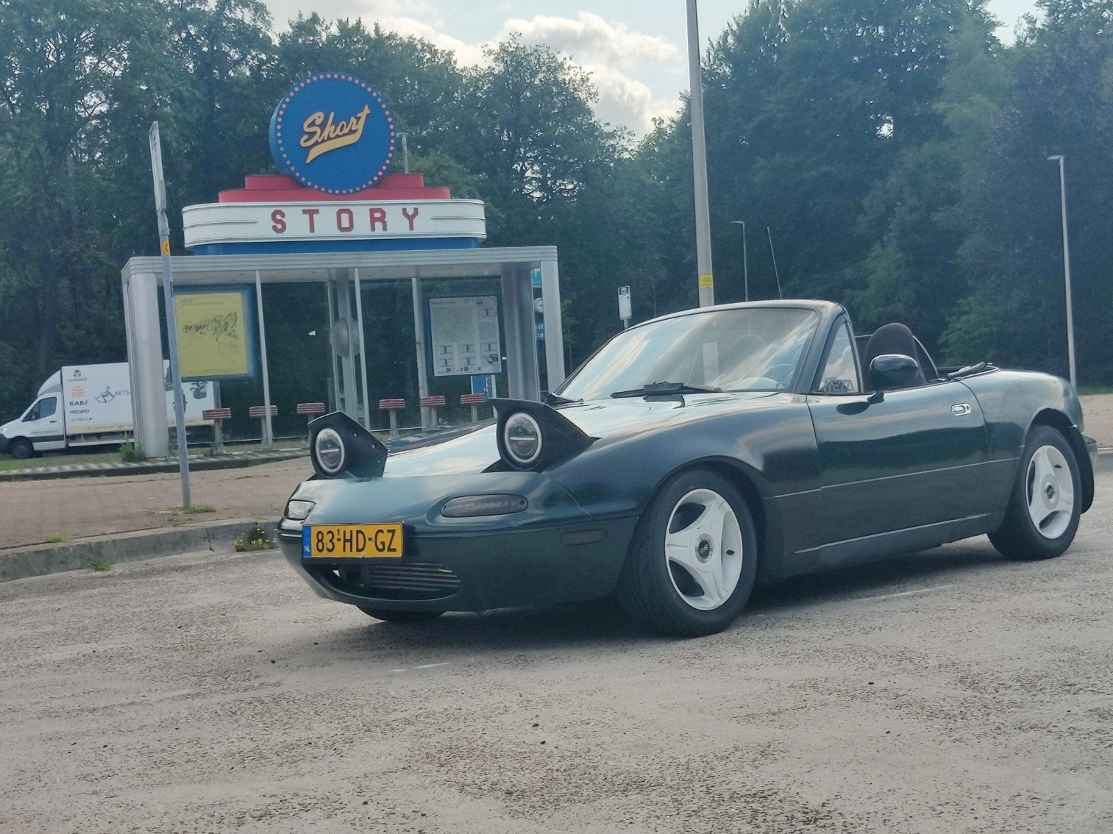 Mazda MX-5 1.6 I 1995 Groen, Auto's, Mazda, Particulier, MX-5, Benzine, Cabriolet, Handgeschakeld, Geïmporteerd, Groen, Achterwielaandrijving