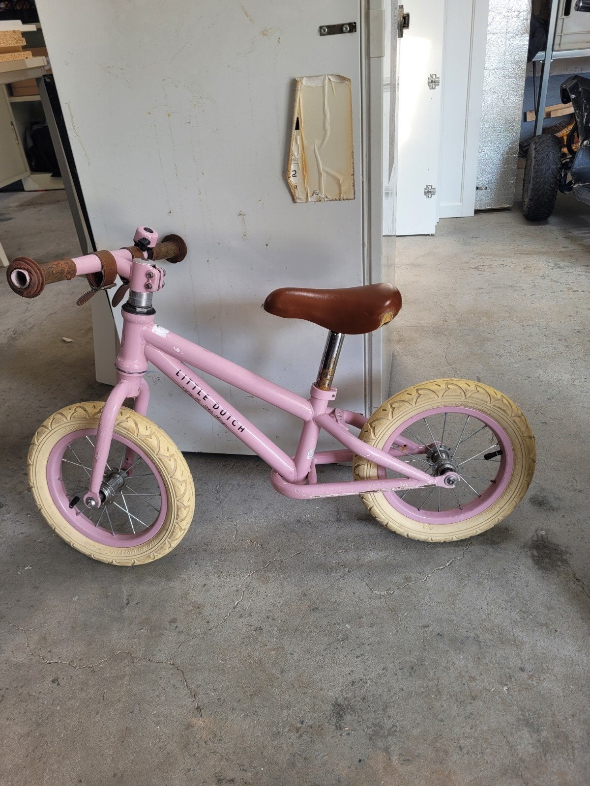 Little Dutch loopfiets roze - Gebruikt, Ophalen, Gebruikt, Loopfiets