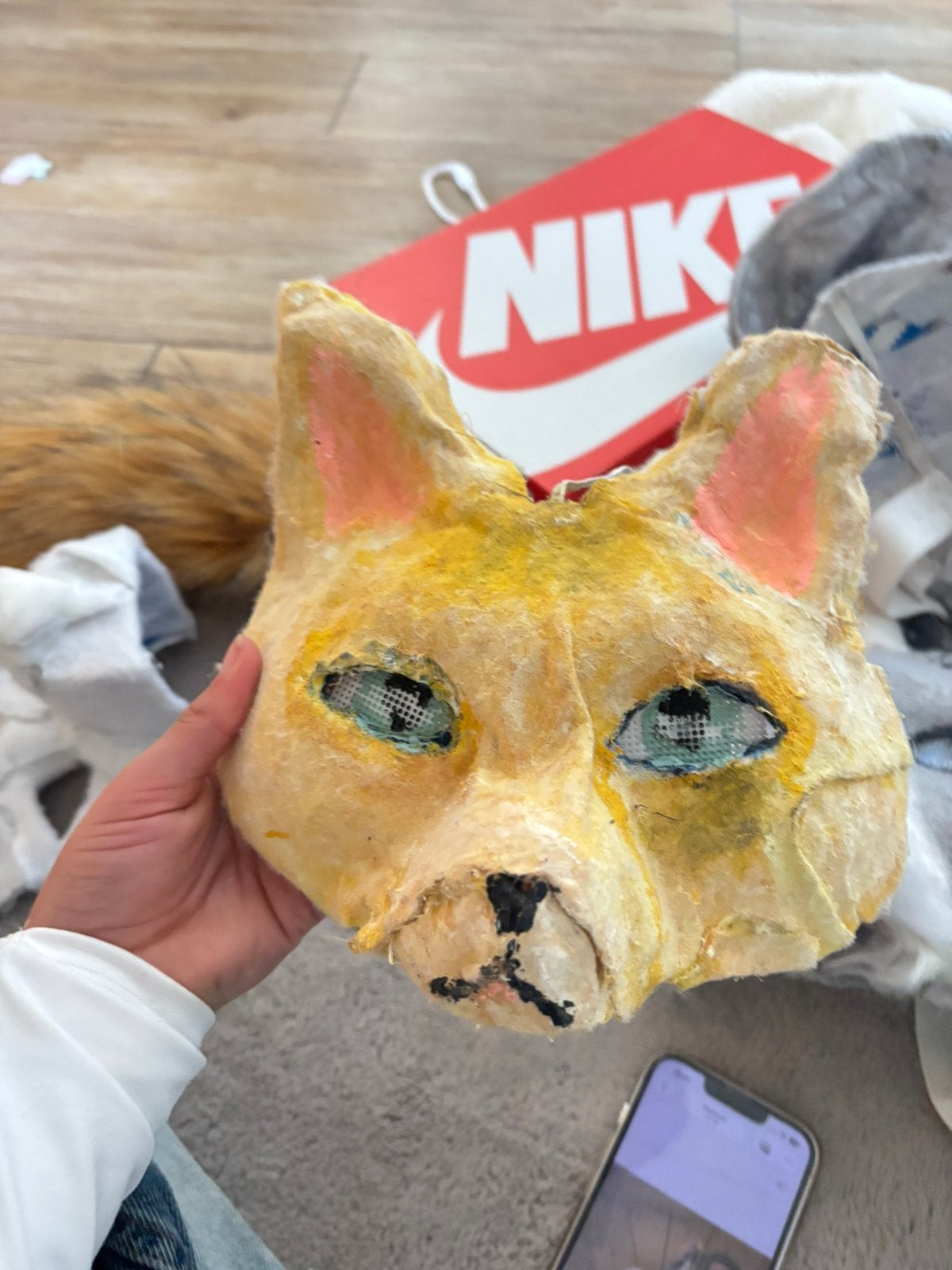 Therian mask, Ophalen of Verzenden, Zo goed als nieuw
