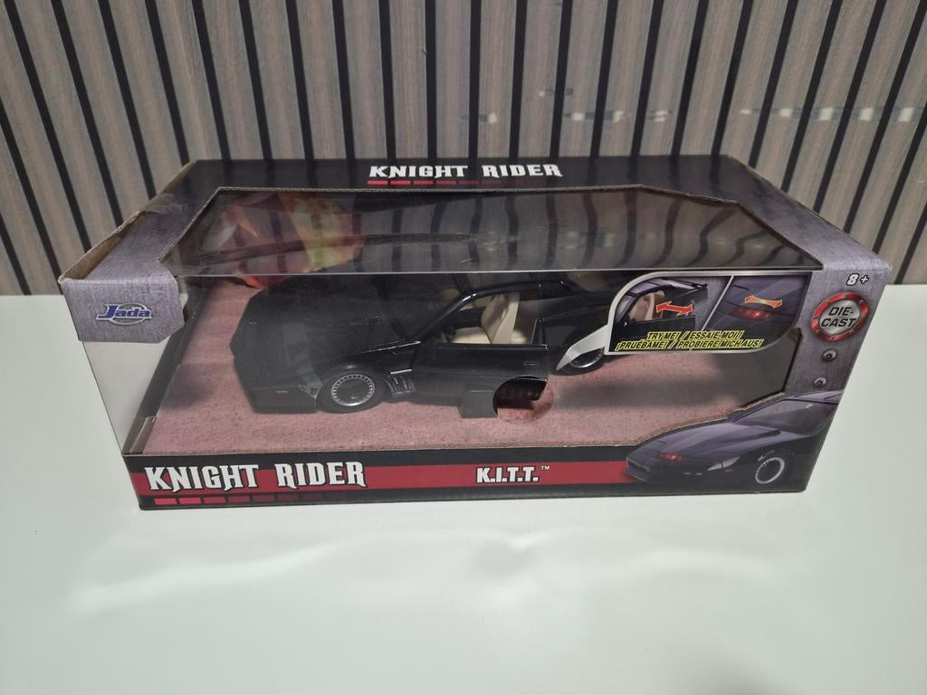 Knight Rider K.I.T.T. Diecast Modelauto Jada Toys, Hobby en Vrije tijd, Modelbouw | Auto's en Voertuigen, Nieuw, Auto, 1:32 tot 1:50