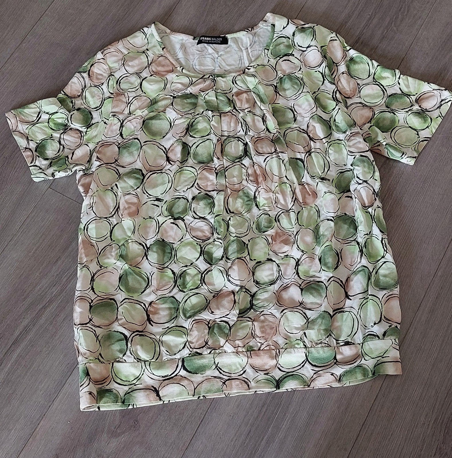 T-shirt frank walder maat 42, Kleding | Dames, Blauw, Maat 42/44 (L), Ophalen of Verzenden, Zo goed als nieuw