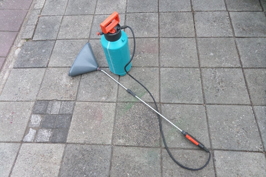 Drukspuit Gardena - 5 liter tank - Kijkvenster - €35,=, Tuin en Terras, Bestrijdingsmiddelen, Ophalen, Zo goed als nieuw, Onkruidbestrijding
