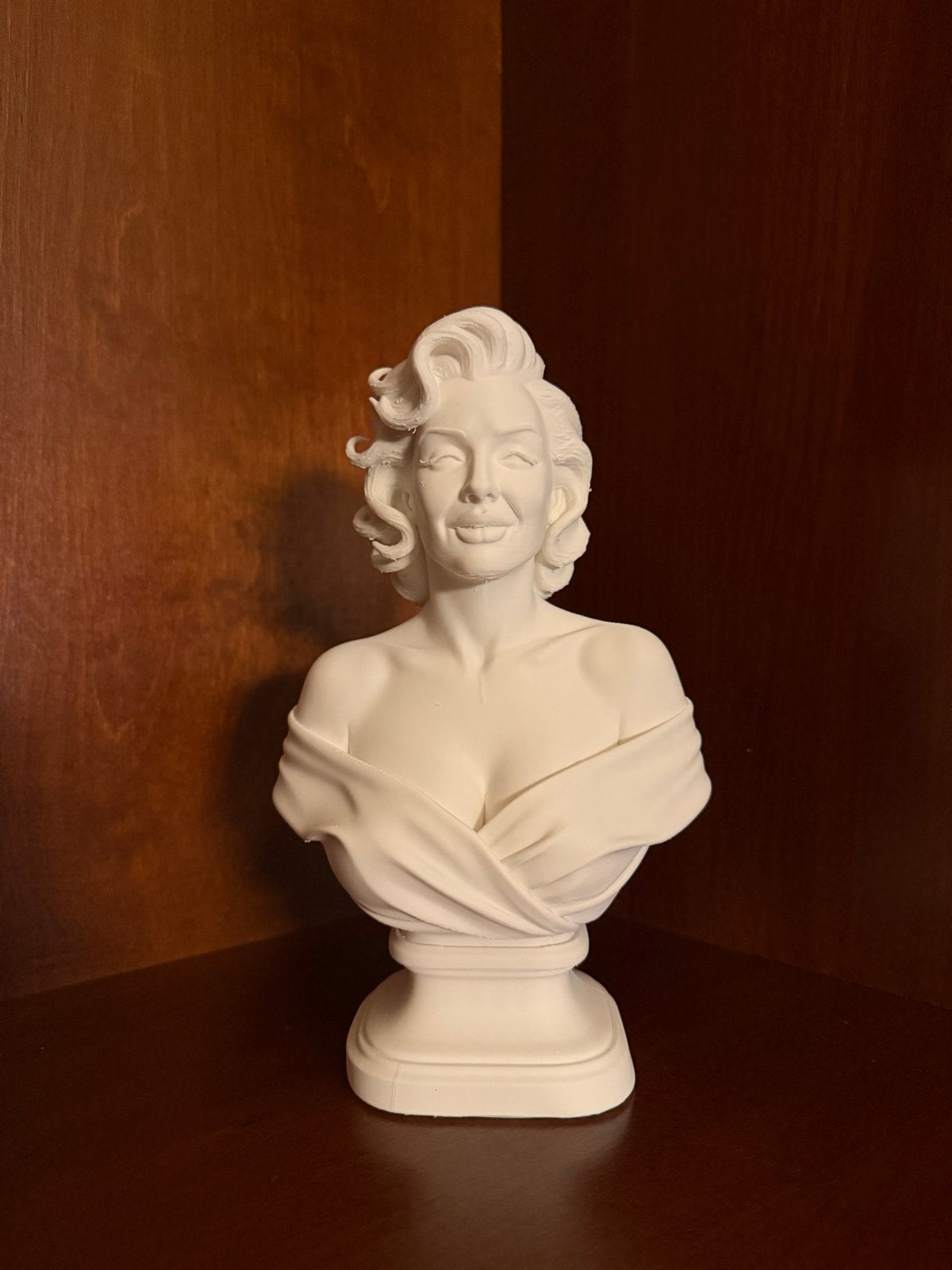 Marilyn Monroe beeld - 25cm hoog, Antiek en Kunst, Kunststof, Ophalen of Verzenden, 20 - 50 cm, Wit