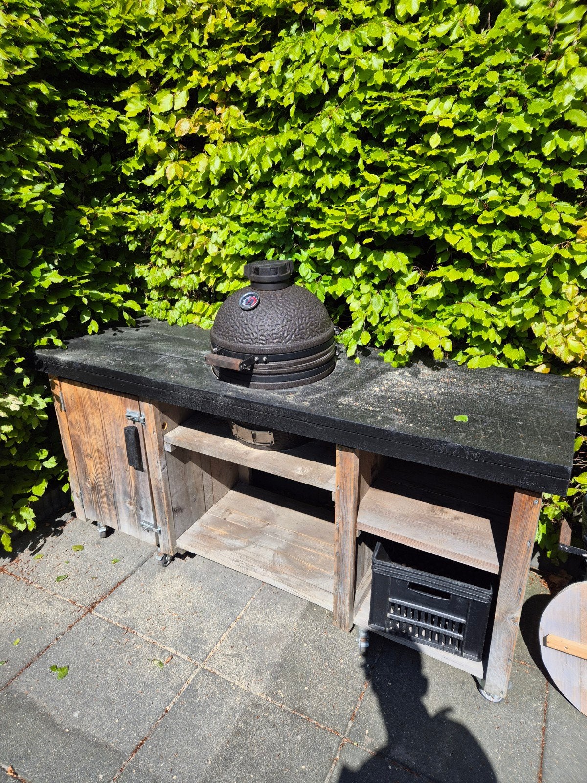 The Bastard Compact Urban 2020 Kamado BBQ -  33cm, Ophalen, Gebruikt, The Bastard