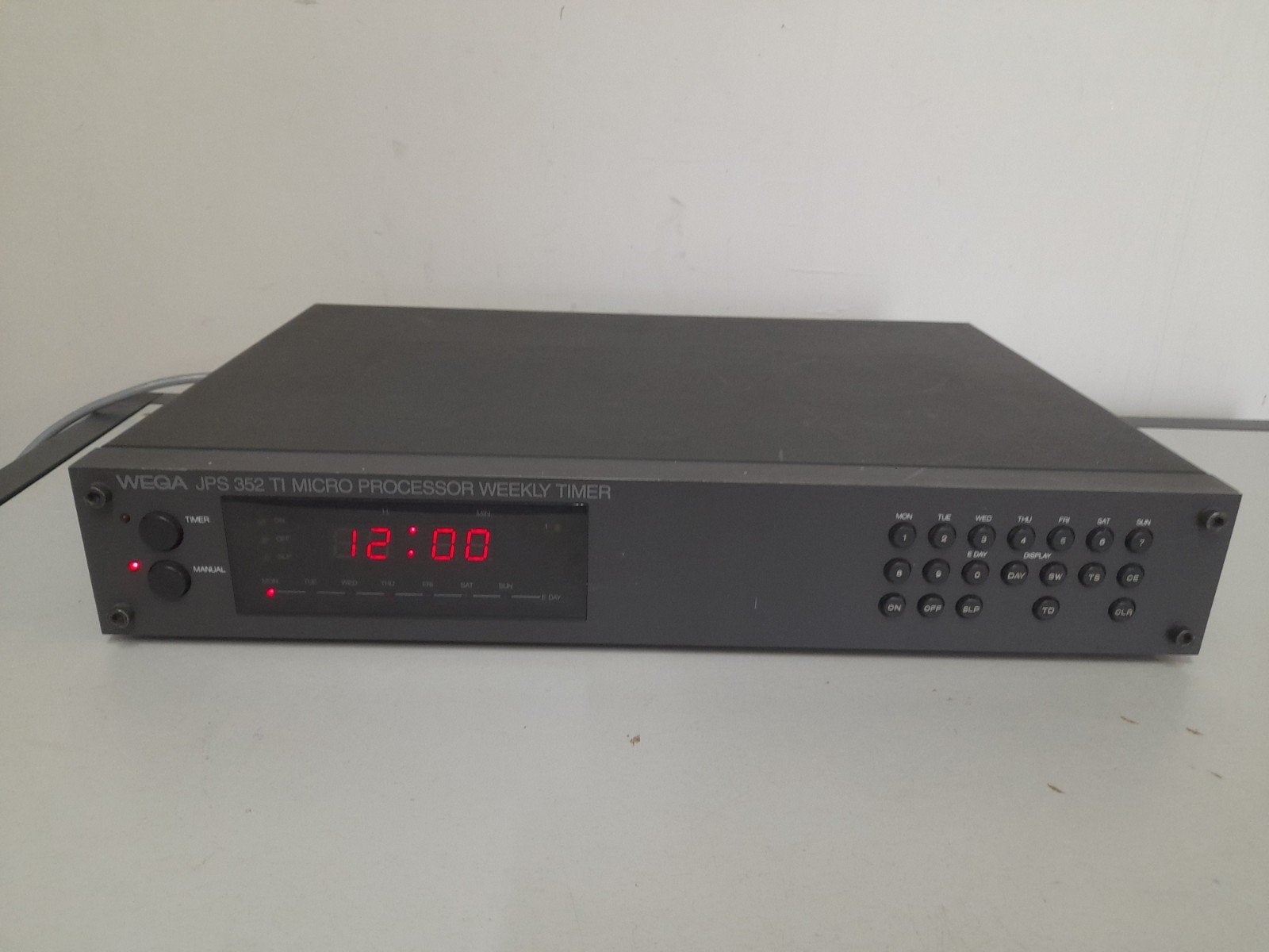 WEGA JPS 352 TI micro processor weekly timer, Ophalen of Verzenden, Gebruikt, Overige merken, Losse componenten