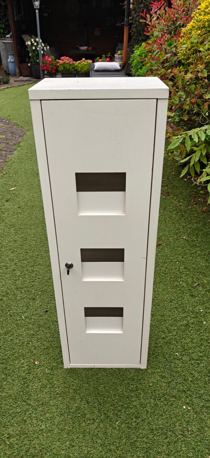 Ikea metalen cd opbergkast, afsluitbaar, 94x30x20 cm, Ophalen