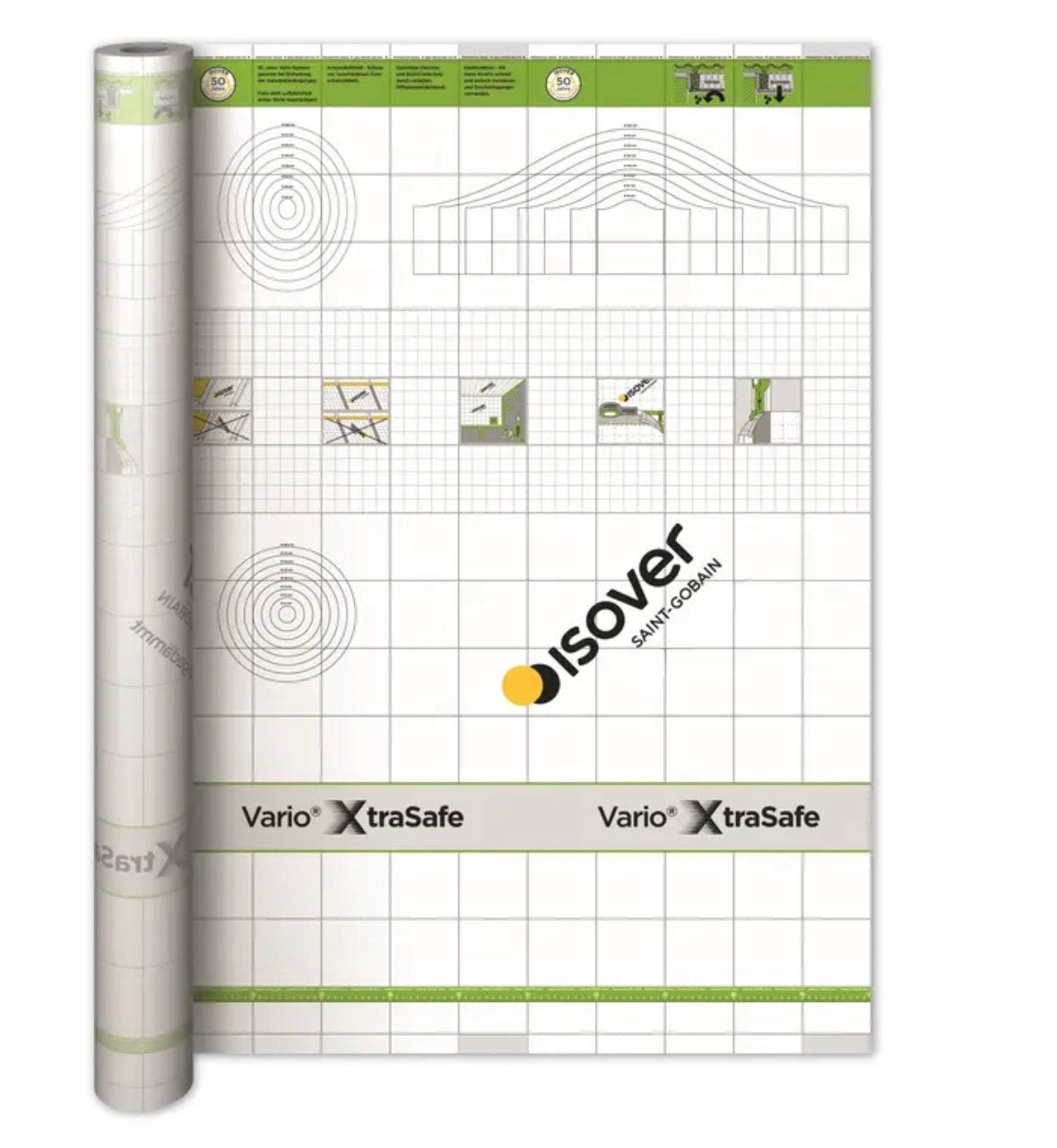 Isover Vario Xtrasafe restant rol (37,2 m2), Nieuw, 15 m² of meer, Glaswol, Ophalen