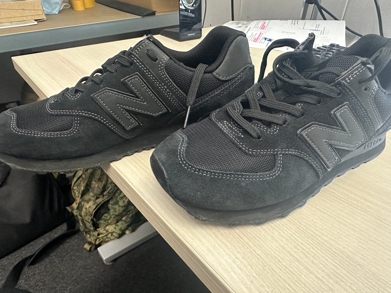 New Balance 574 zwart, Ophalen of Verzenden, Zo goed als nieuw, Zwart