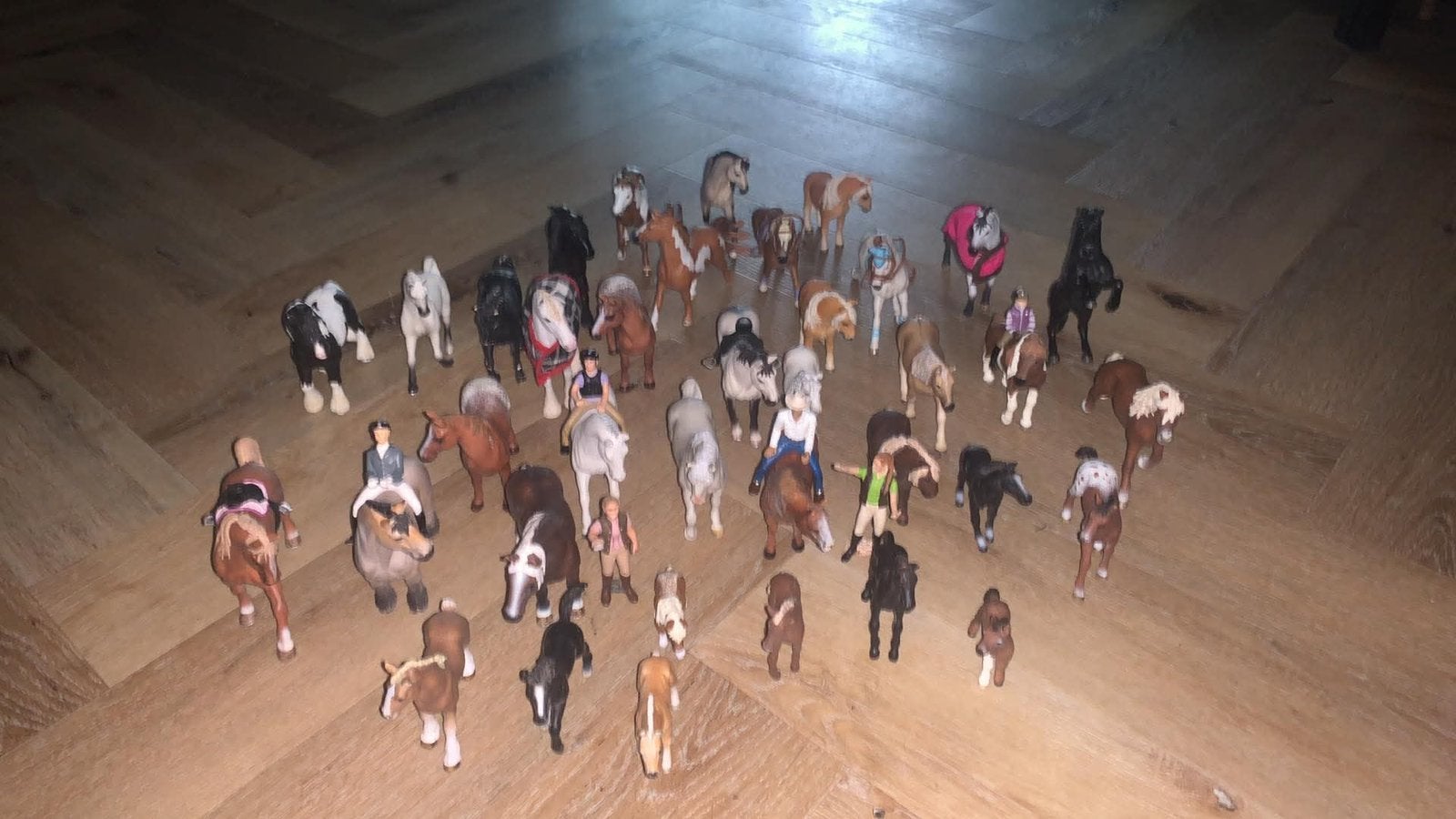 Schleich paarden, Ophalen of Verzenden, Gebruikt