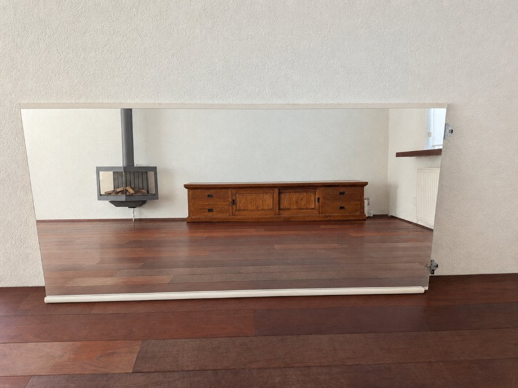 Gratis - Grote wandspiegel / passpiegel, Ophalen, 100 tot 150 cm, 125 cm of meer, Zo goed als nieuw