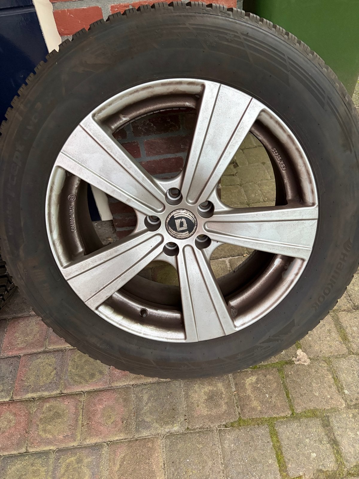 Hankook Winter I*cept evo3 X 235/60R18 107H winterbanden, Ophalen, 18 inch, Gebruikt, Banden en Velgen