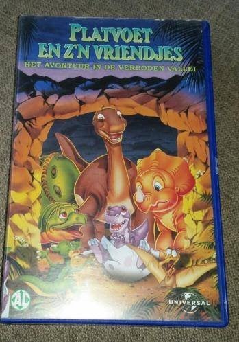 Videoband (VHS) Platvoet en zijn vriendjes, Alle leeftijden, Ophalen of Verzenden, Gebruikt