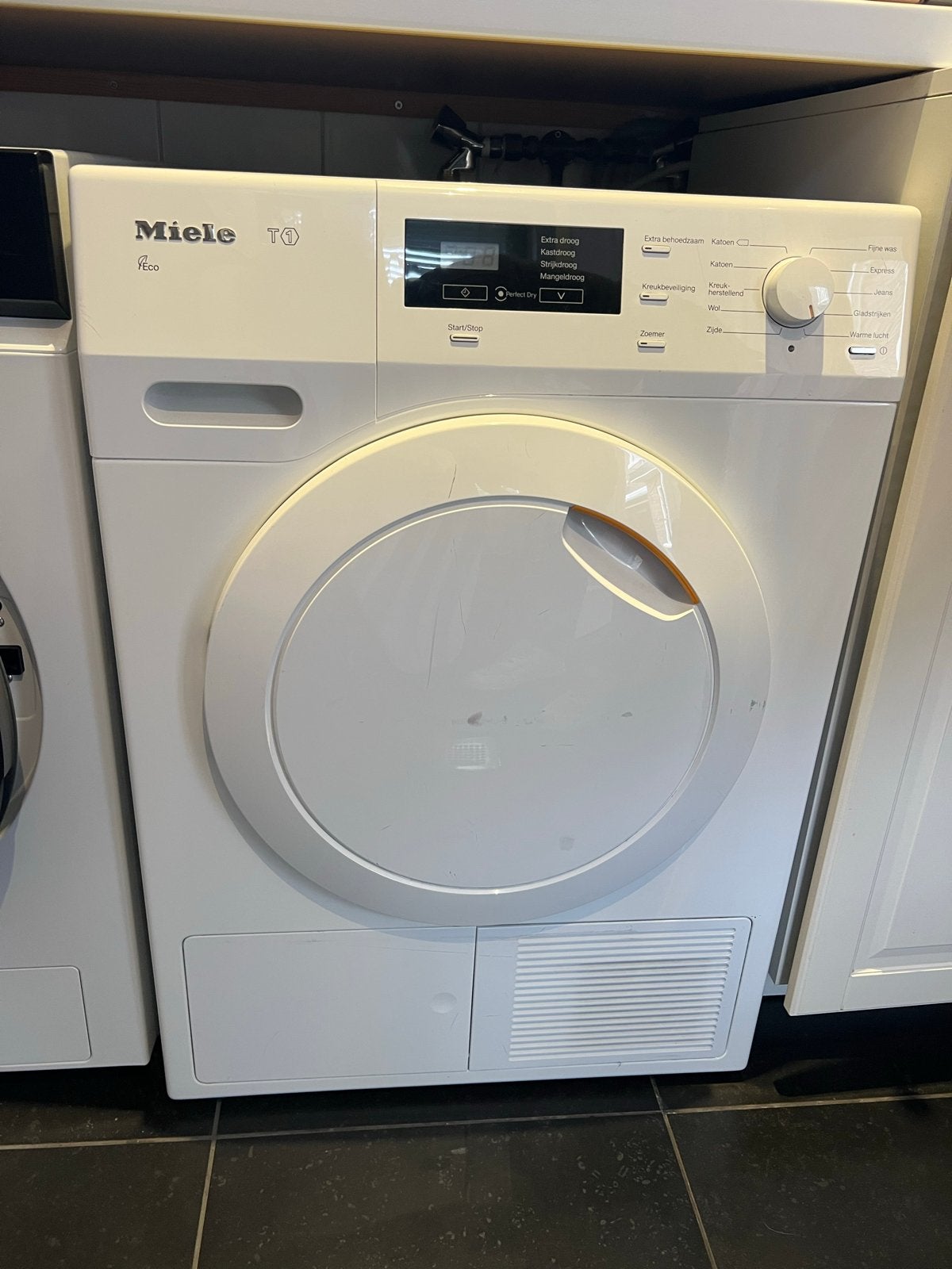 Miele wasdroger TKB350 WP Eco in goede staat, Witgoed en Apparatuur, Wasdrogers, Gebruikt, 8 tot 10 kg, Ophalen of Verzenden, Voorlader