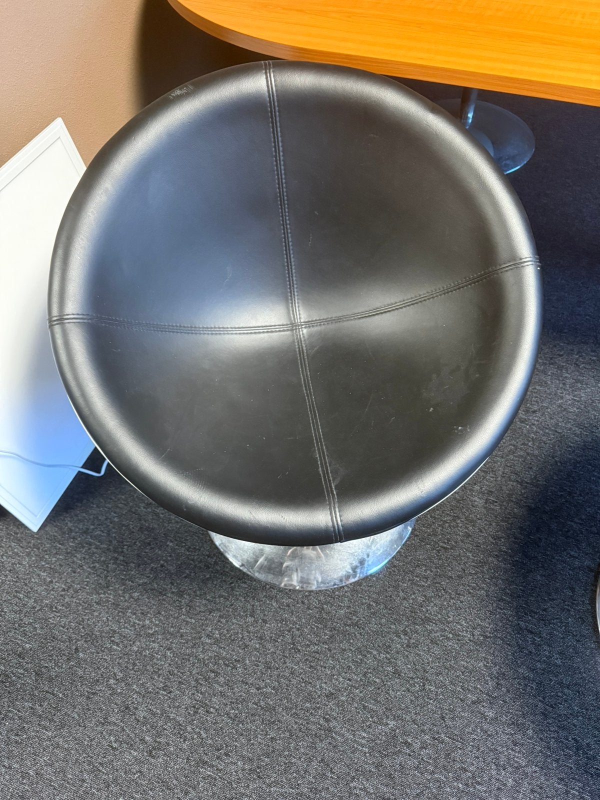 Retro draaibare Kuipstoelen 5x, Ophalen, Zo goed als nieuw, Wit, Vijf, Zes of meer stoelen