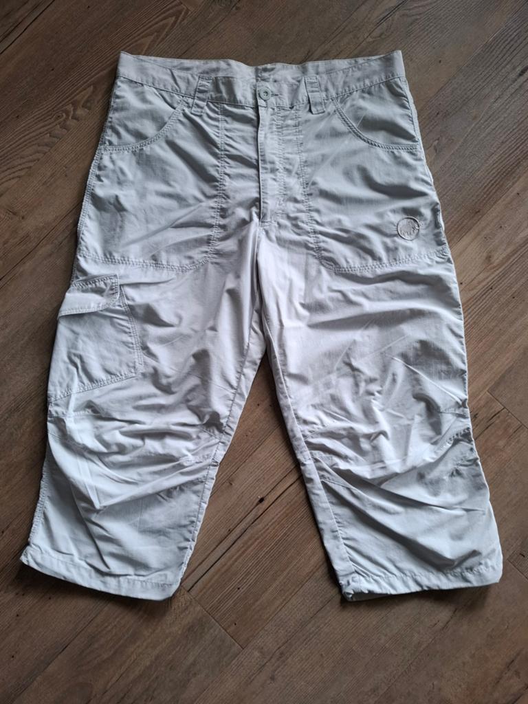 hiking capri broek van MAMMUT outdoor maat L, Maat 42/44 (L), Ophalen of Verzenden, Driekwart, Grijs