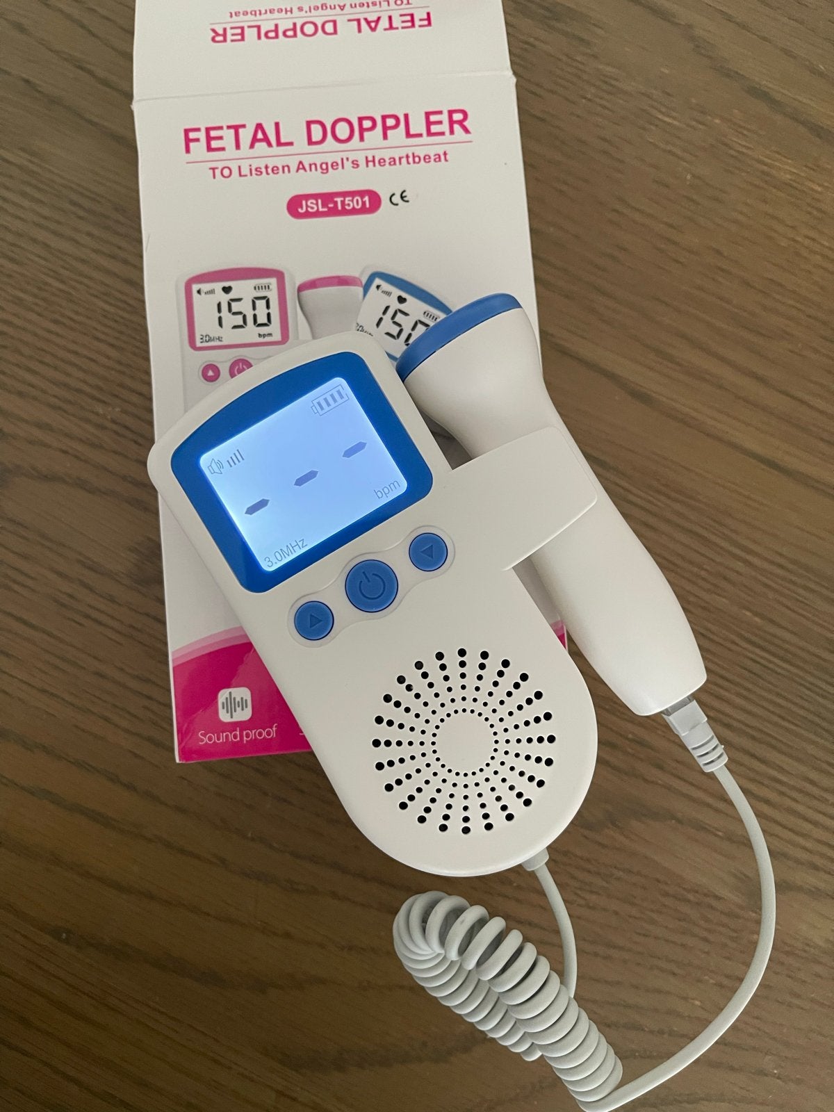 Fetal Doppler met aangebroken fles echo-gel, Ophalen of Verzenden, Zo goed als nieuw