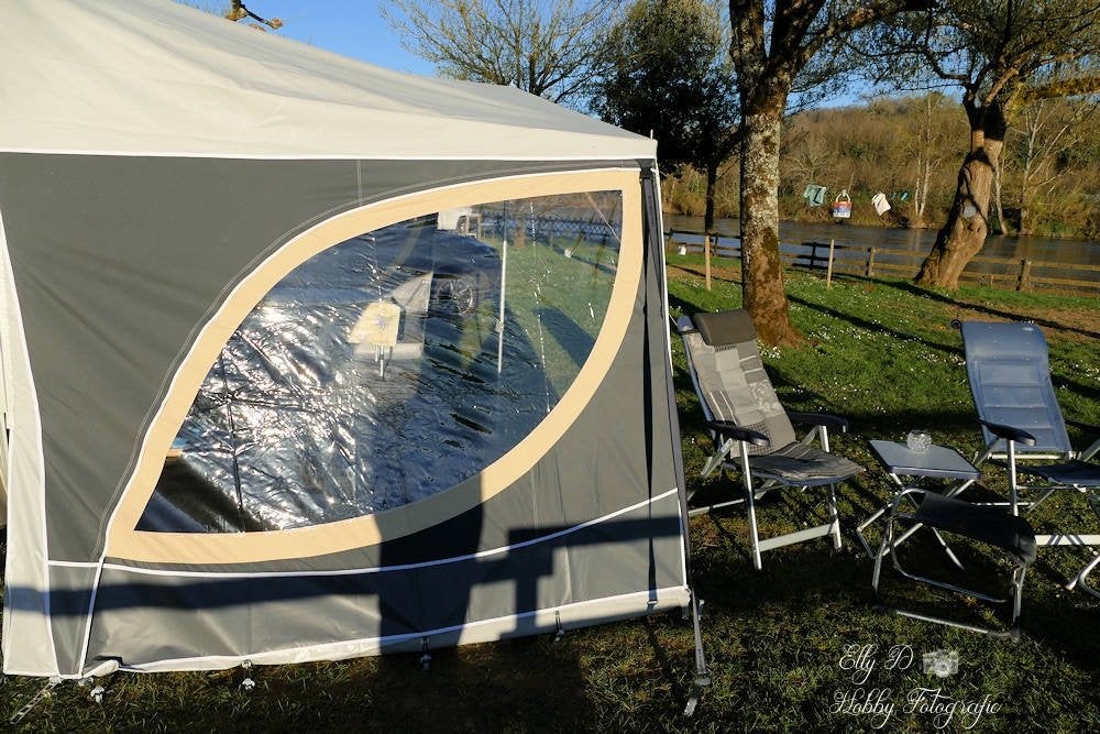 Caravan Luifel incl zij wanden, Ophalen, Zo goed als nieuw