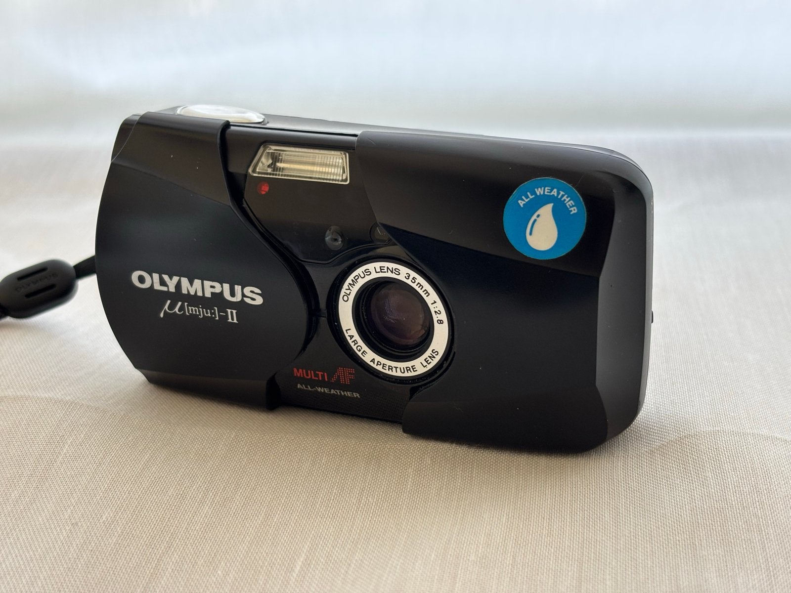 Olympus µ[mju:]-II All-Weather Compact 35mm Camera, Ophalen, Zo goed als nieuw, Compact, Olympus