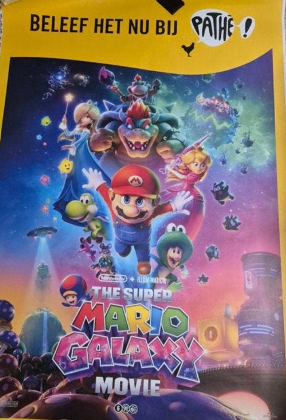 filmposter super mario galaxy movie abri bushokje, Ophalen, Nieuw, A1 t/m A3, Film en Tv