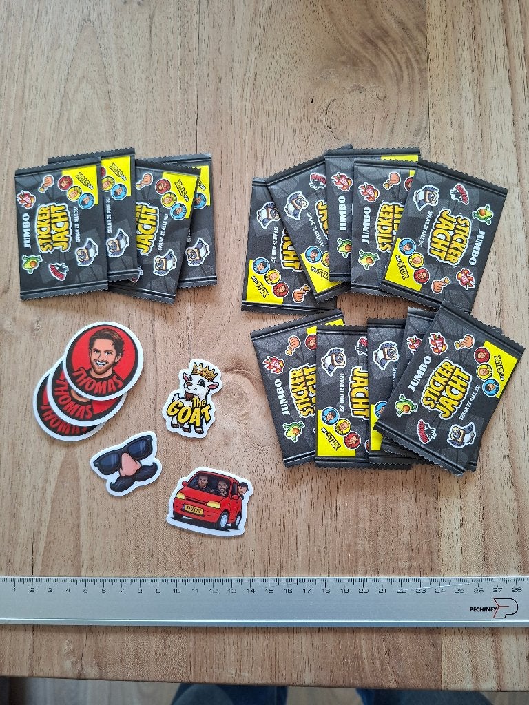 Stickers jumbo, Verzamelen, Ophalen of Verzenden, Zo goed als nieuw, Winkel of Supermarkt