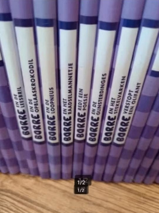 8 Borre boekjes groep 1 2 de gestreepte boekjes, Ophalen of Verzenden, Zo goed als nieuw, Fictie algemeen