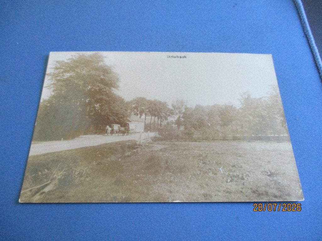 Driehoek (fotokaart) 1903, Ophalen of Verzenden, Voor 1920, Gelopen, Zuid-Holland