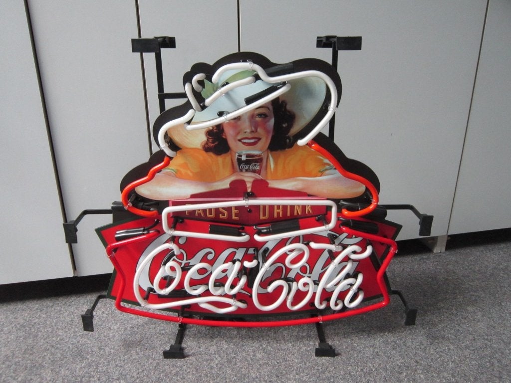 COCA COLA NEON LICHTRECLAME, Ophalen, Nieuw, Lichtbak of (neon) lamp