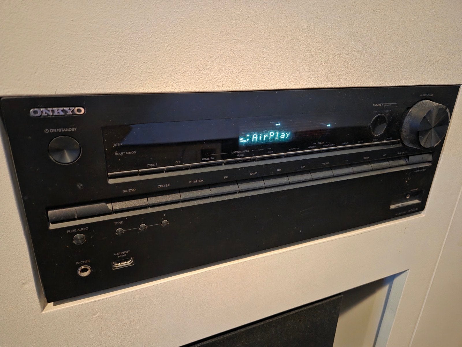 Onkyo TX-NR646 AV Reciever, Ophalen, 120 watt of meer, Onkyo