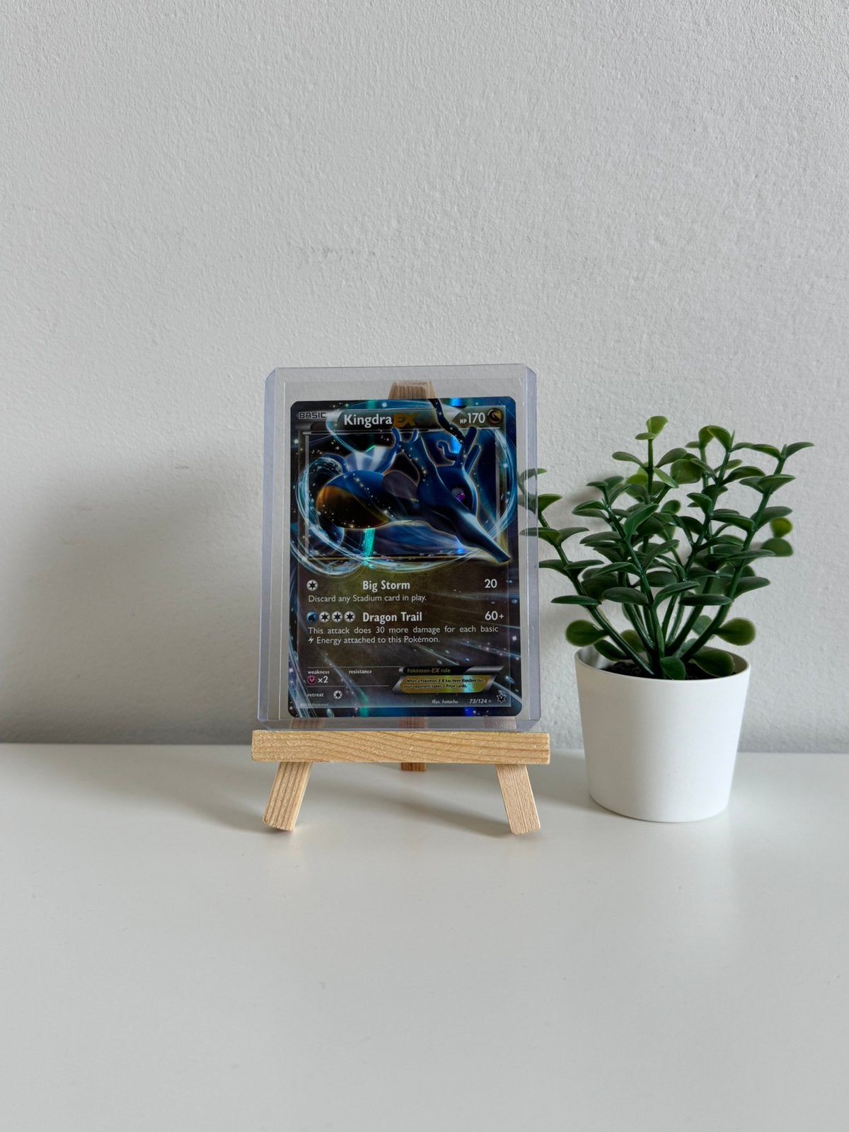 Kingdra EX Pokémon kaart, Ophalen of Verzenden, Zo goed als nieuw