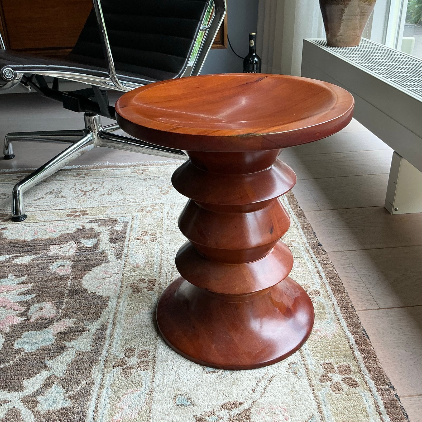 Eames Stool Model A - Massief Houten Kruk (1960), Ophalen, Gebruikt, Hout