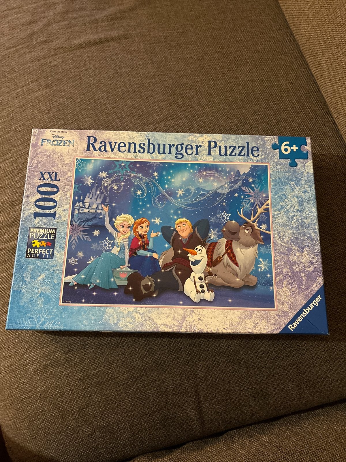 Ravensburger Disney Frozen XXL Puzzel 100 stukjes 6+, Ophalen of Verzenden, 10 tot 50 stukjes, Zo goed als nieuw, 6 jaar of ouder