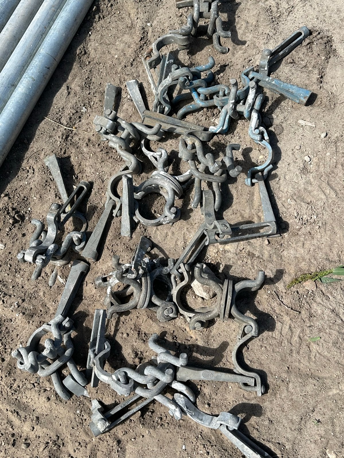 Steigerbuizen (5m, 3m, 91cm) met 11 koppelingen, Doe-het-zelf en Verbouw, Ophalen, Gebruikt, Overige typen, 5 meter of hoger