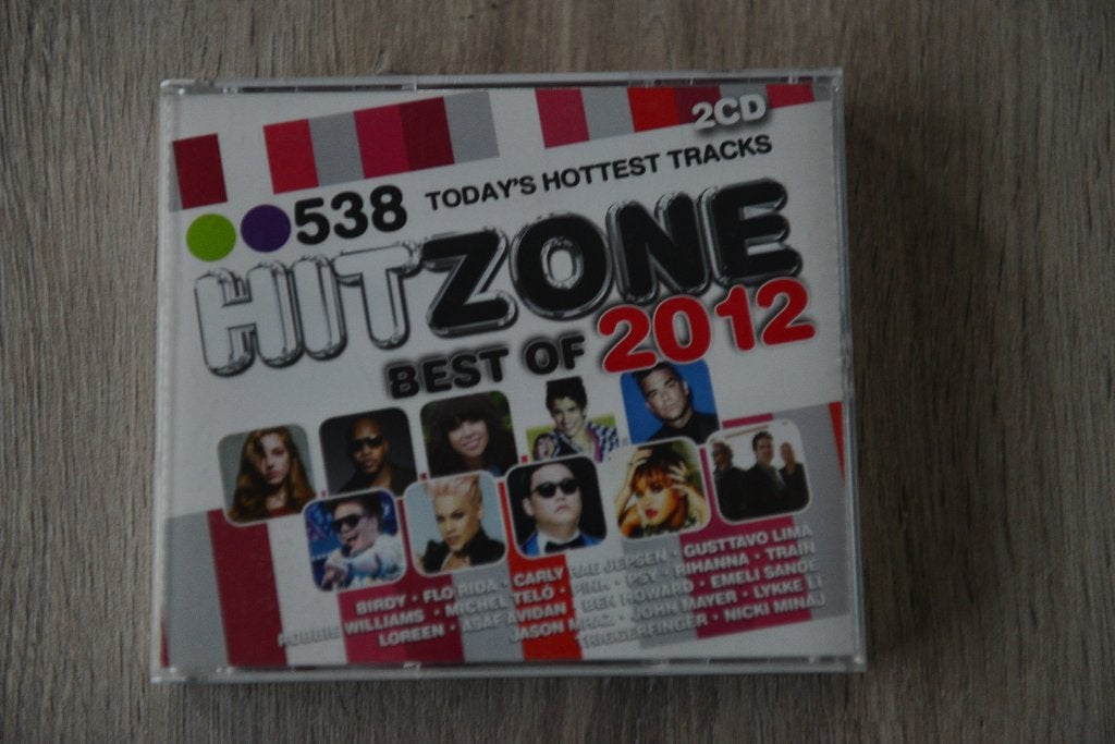 538 HITZONE BEST OF 2012 = 2CDbox 44 geweldige nummers, Verzenden, Zo goed als nieuw, Pop