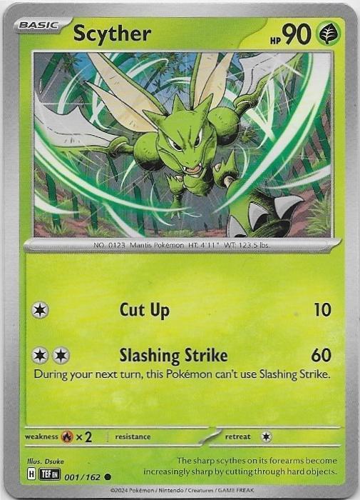 Temporal Forces,  Scyther [common] 1/162, Verzenden, Nieuw, Losse kaart