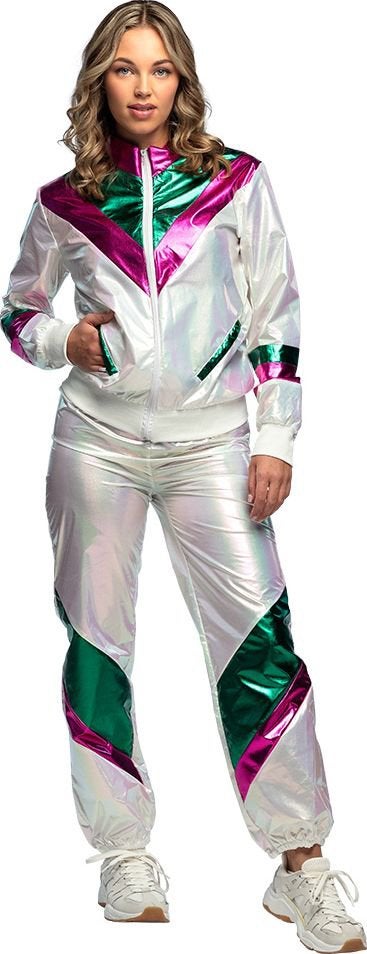*** Trainingspak jaren 80 - disco 2 stuks S / M ***, Ophalen of Verzenden, Zo goed als nieuw