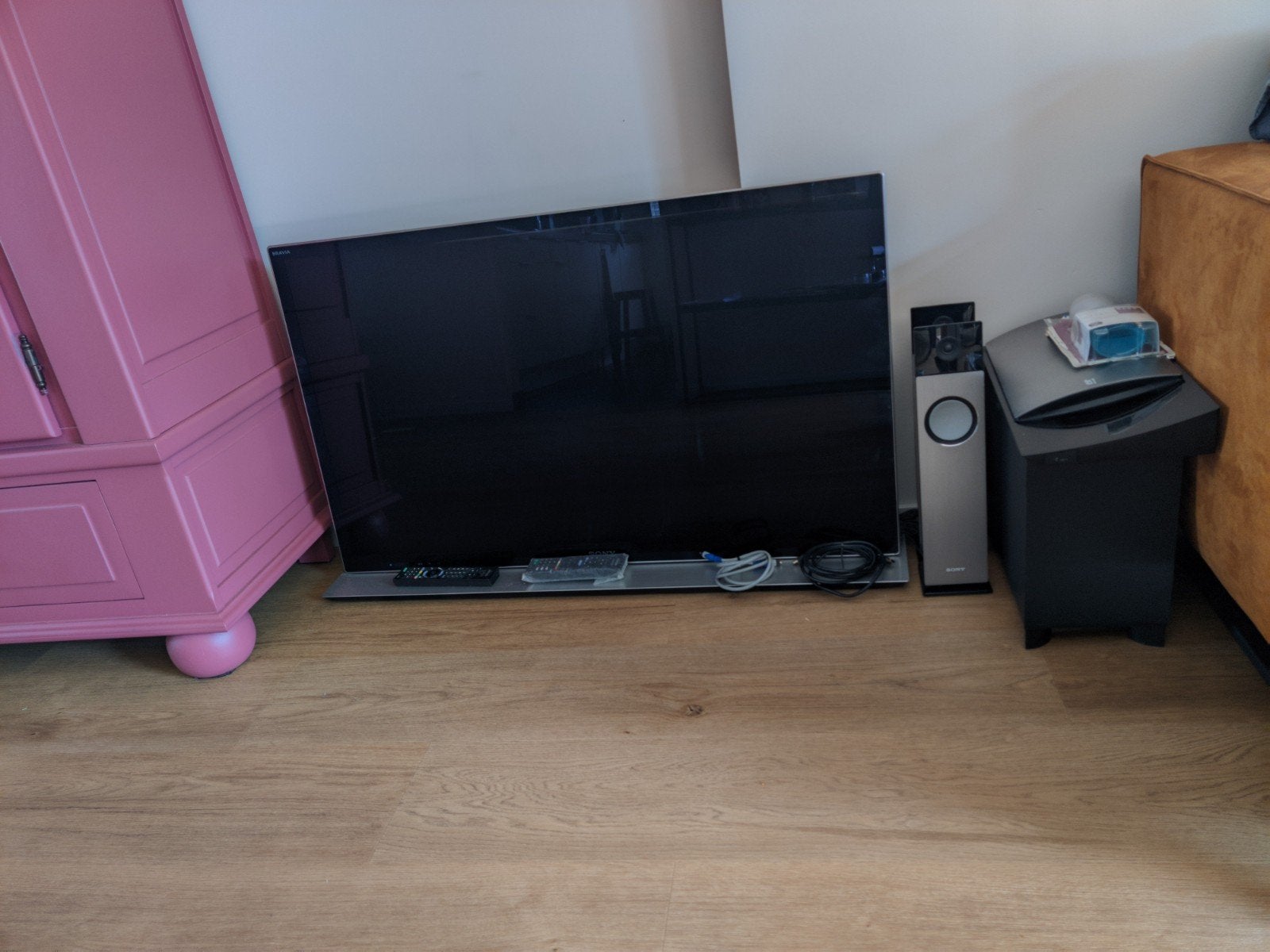 Sony KDL-46HX850 tv en Sony Blu-ray BDV-NF720 surround set, Audio, Tv en Foto, Televisies, Ophalen, 120 Hz, Smart TV, Full HD (1080p)