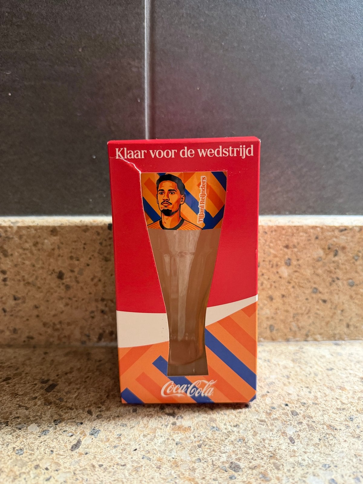 Coca-Cola WK Glas Tijani Reijnders - Klaar voor de wedstrijd, Ophalen of Verzenden, Nieuw, Overige typen