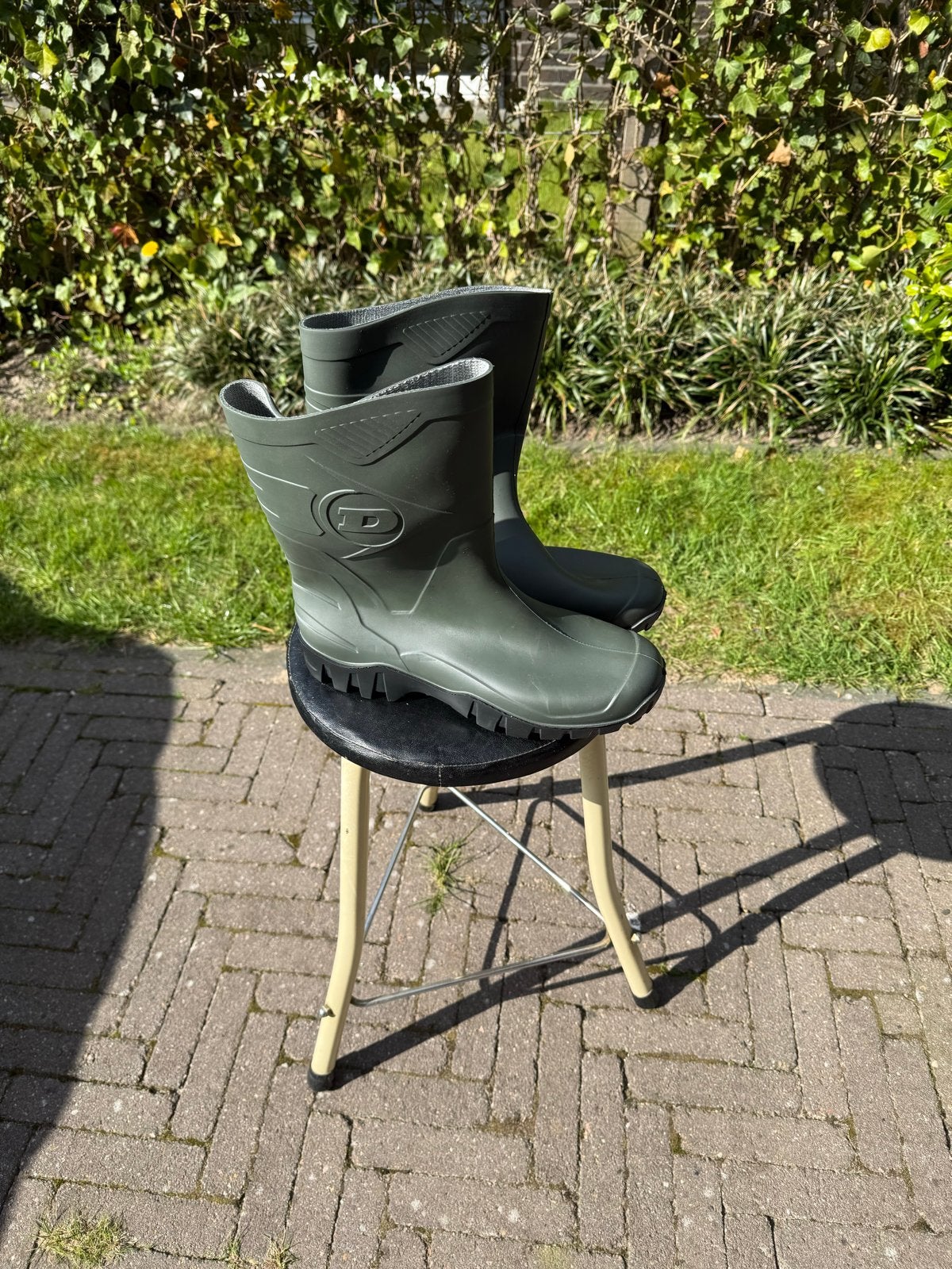 Dunlop regenlaarzen, maat 44, groen, Ophalen of Verzenden, Nieuw, Overige kleuren, Regenlaarzen