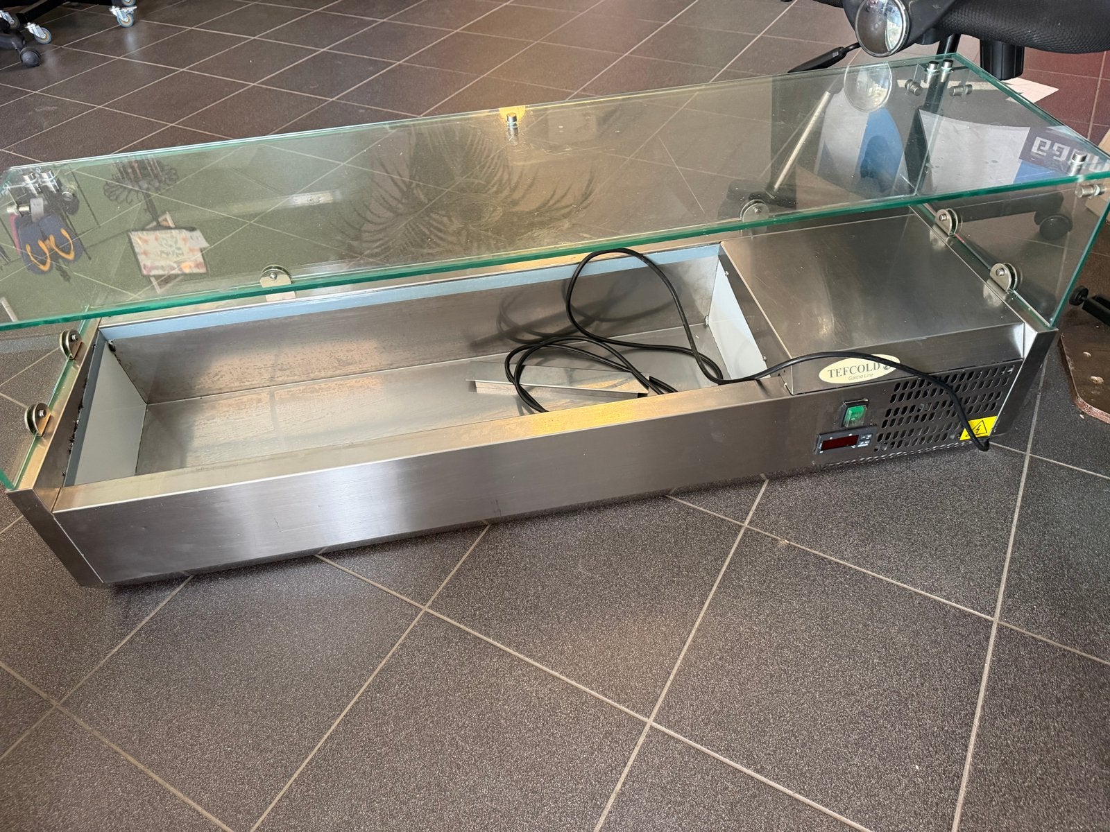 Opzet saladiere - Koelvitrine voor salades en koude gerechte, Ophalen, Gebruikt