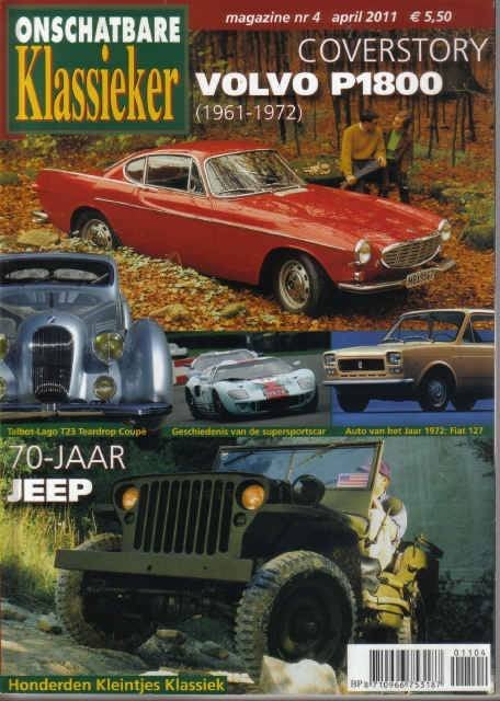 OK 4 2011 : Volvo P1800 - Fiat 127 - Jeep - Citroen TA - VW, Ophalen of Verzenden, Gelezen, Algemeen